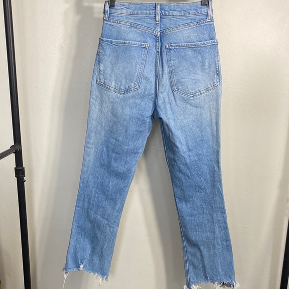 Zara Denim Straight Leg Jeans in Light Blue - Picture 5 of 5